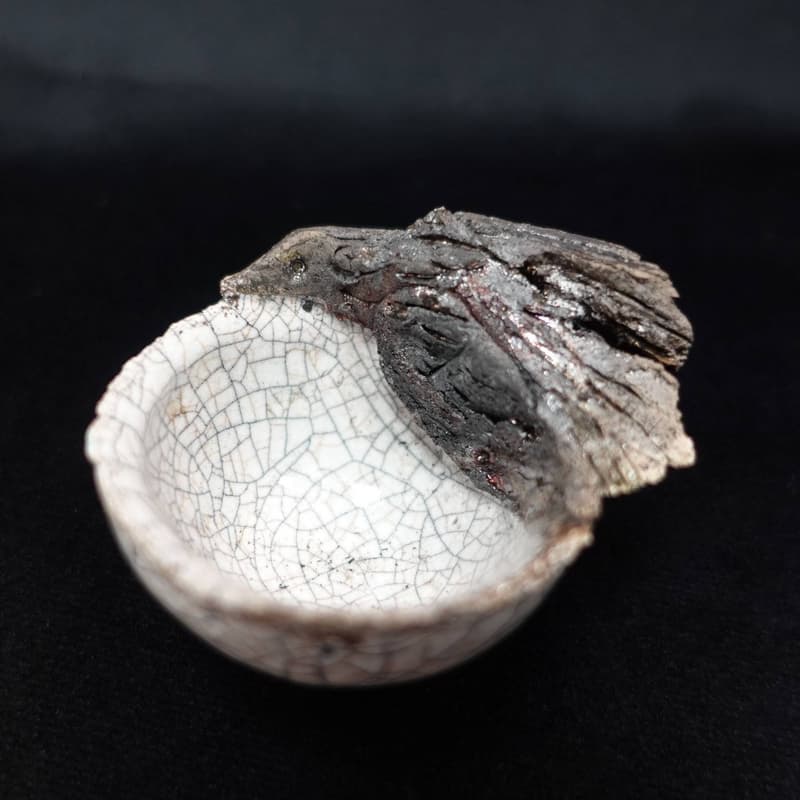 Egg Cup with Crow