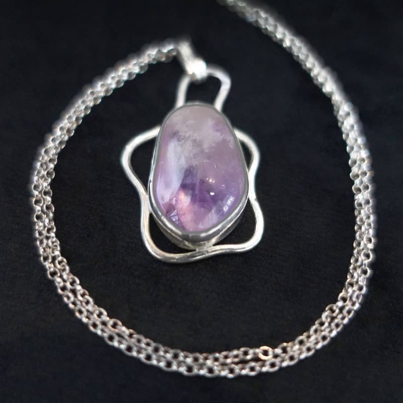 Rose quartz necklace - Image 2