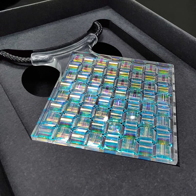 Squareweave - Fire Over Ice Dual Dichroic